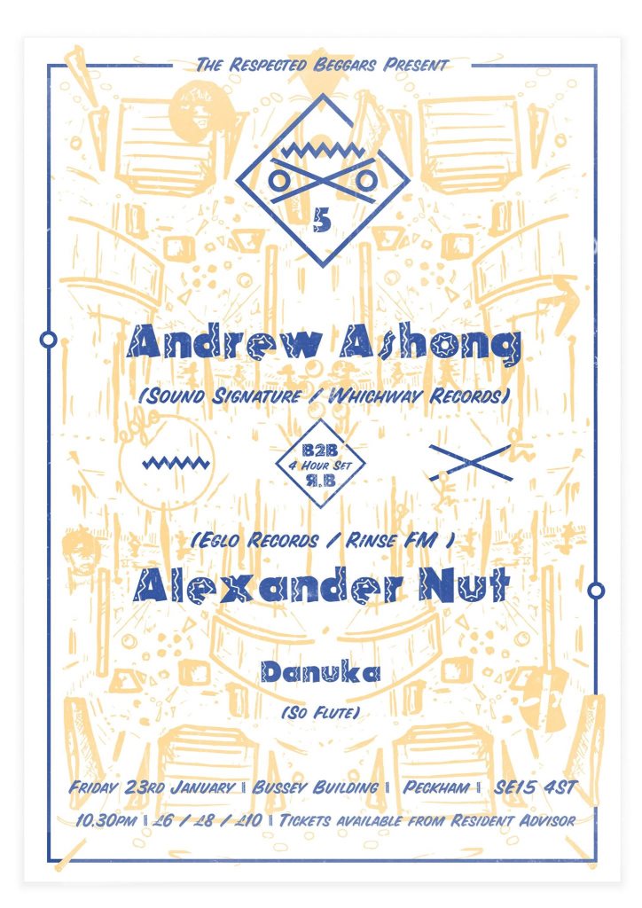 The Respected Beggars present: Andrew Ashong b2b Alexander Nut 4 hr set