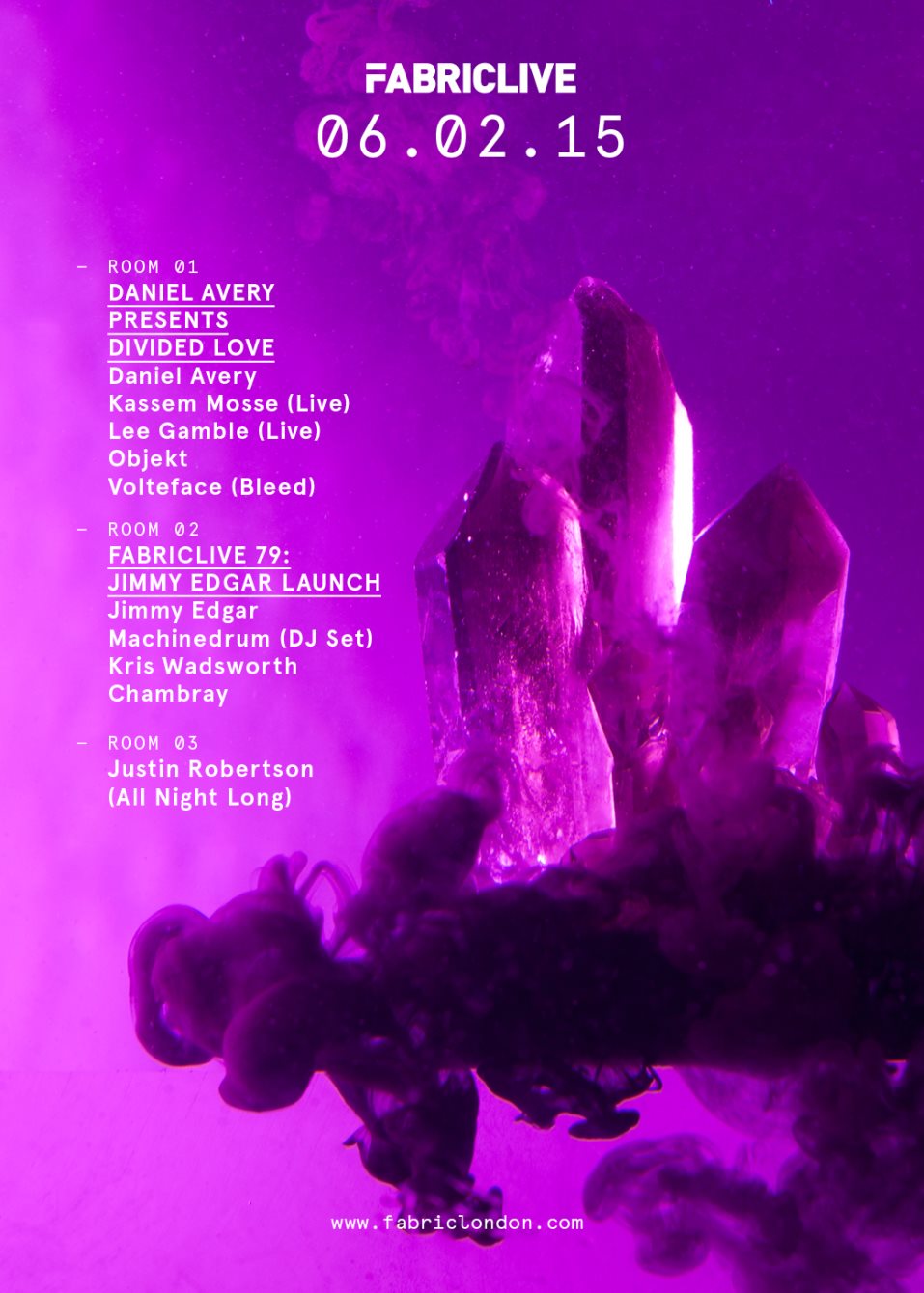 Fabriclive: Daniel Avery presents Divided Love & Jimmy Edgar