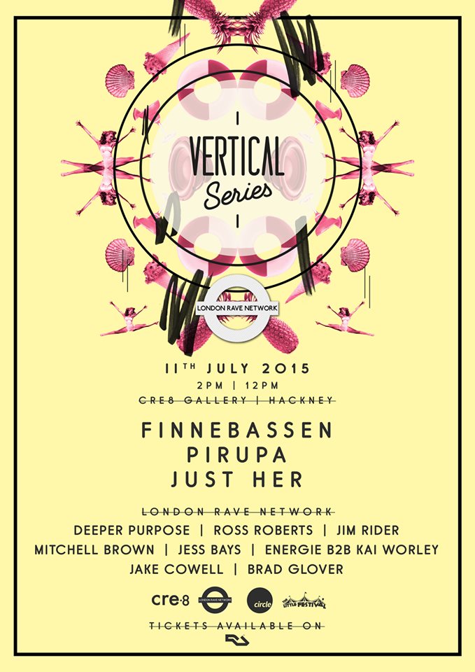 Vertical Day Party with Finnebassen, Pirupa & Just Her at The Old Baths & Cre8 Galleries