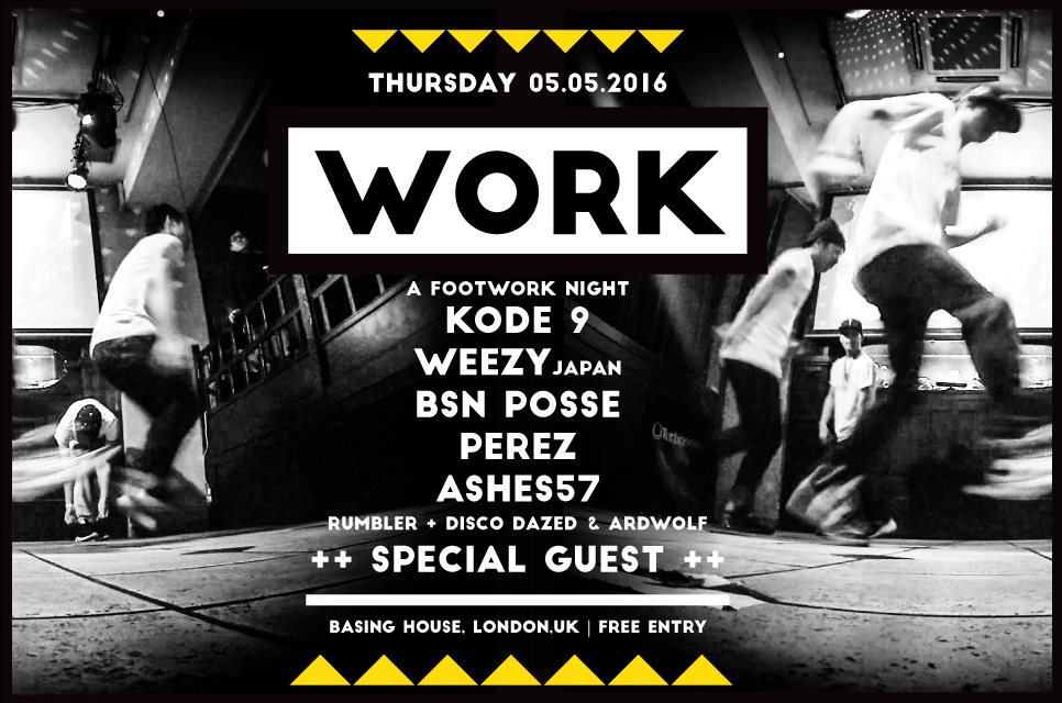 Work – A Footwork Night with Kode 9