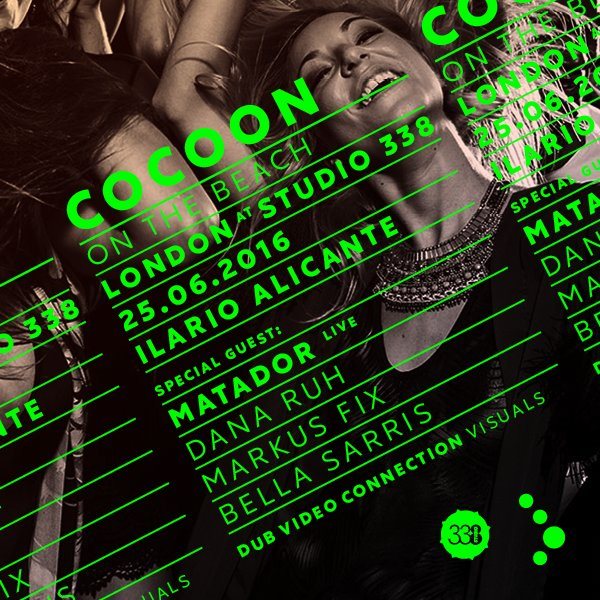 Cocoon on the Beach with Matador (Live), Ilario Alicante, Dana Ruh