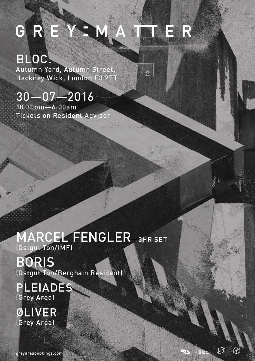 Grey:Matter Pres. Marcel Fengler (3hr Set) & Boris